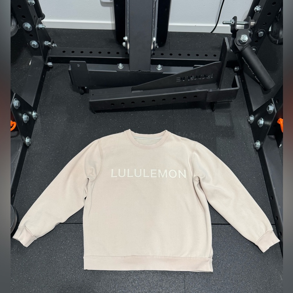 S Lululemon Steady State Crew *Graphic Natural Ivory